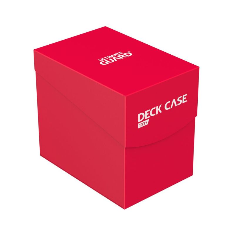 Ultimate Guard Deck Case 133+ Red - UGD011310 Red Ultimate Guard Deck Case 133+ UGD011310 designed for card protection and storage, featuring a sleek, durable design