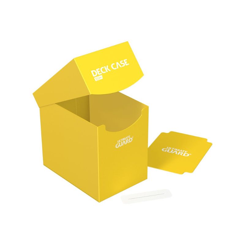 Ultimate Guard Deck Case 133+ Yellow – UGD011316-2 Yellow Ultimate Guard Deck Case 133+, designed for card protection and storage, featuring a sleek and durable design