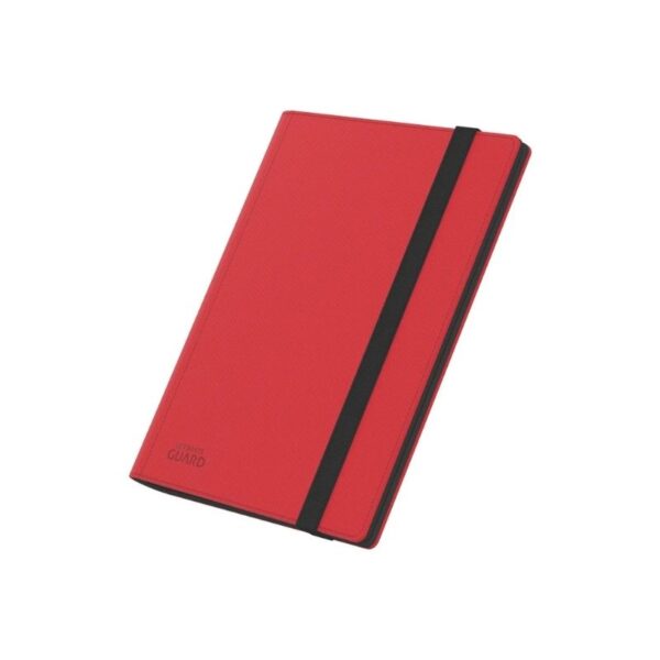 Red Ultimate Guard Flexxfolio 360 features 18 pockets per page and rotating pages for easy access to your card collection.