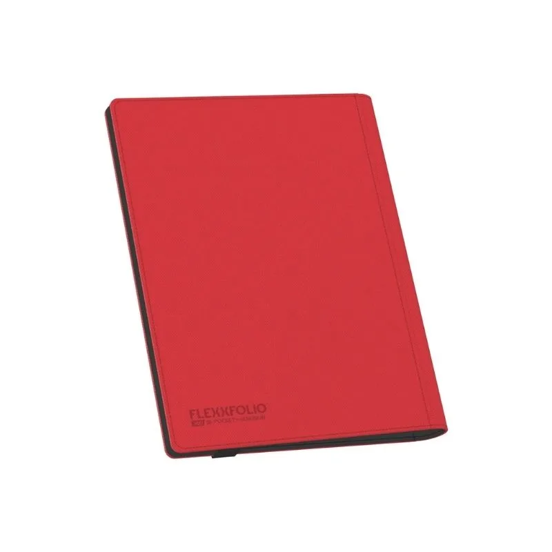 Red Ultimate Guard Flexxfolio 360 features 18 pockets per page and rotating pages for easy access to your card collection.