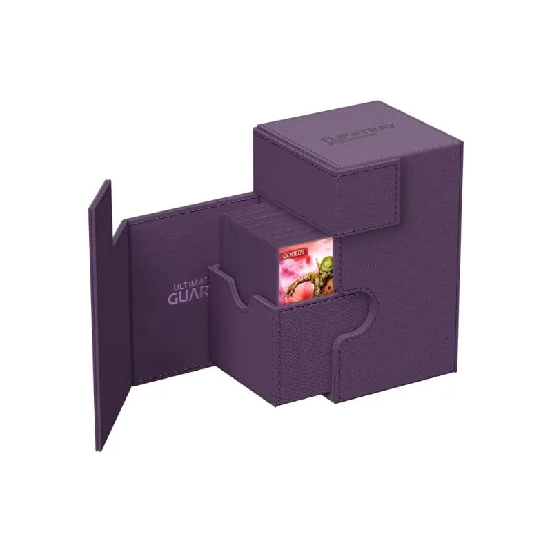 Ultimate-Guard-FlipnTray-100-Xenoskin-Purple.