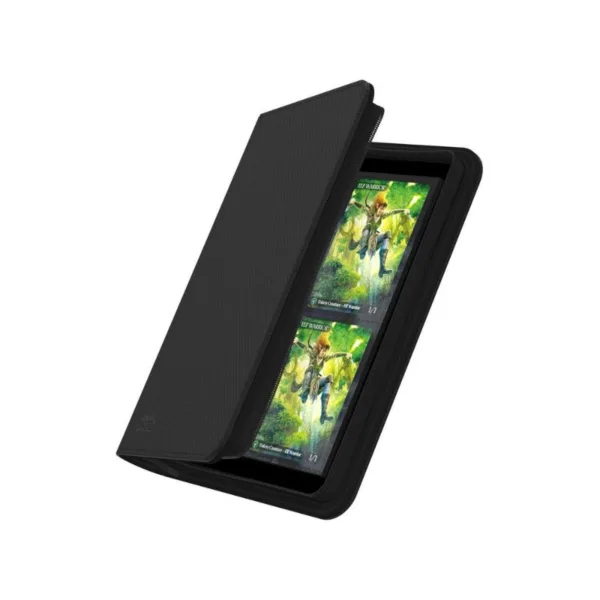 Ultimate Guard Zipfolio 160 8 Pocket Xenoskin Black – UGD010351