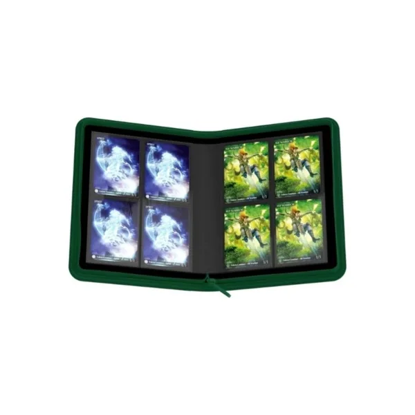 Ultimate Guard Zipfolio 160 8 Pocket Xenoskin Green – UGD010353