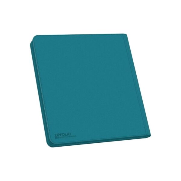 Petrol Ultimate Guard Zipfolio 480 binder with zipper, holds 480 double-sleeved cards, features durable XenoSkin™ cover.