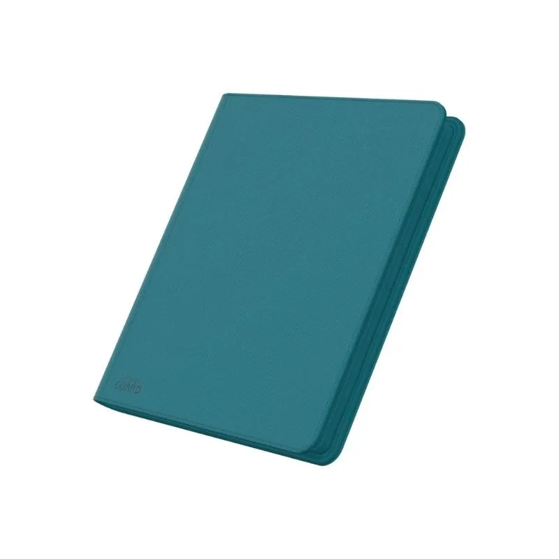 Petrol Ultimate Guard Zipfolio 480 binder with zipper, holds 480 double-sleeved cards, features durable XenoSkin™ cover.
