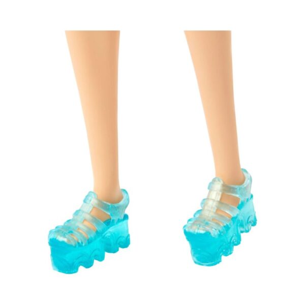 Barbie Italy Travel Doll dressed in a stylish outfit, holding a map, with iconic Italian landmarks in the background