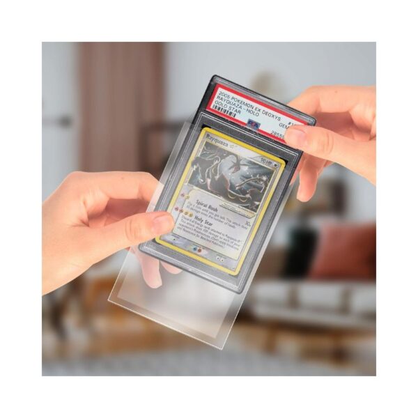 Evoretro graded card sleeves for PSA, 100-pack, designed for protecting collectible trading cards