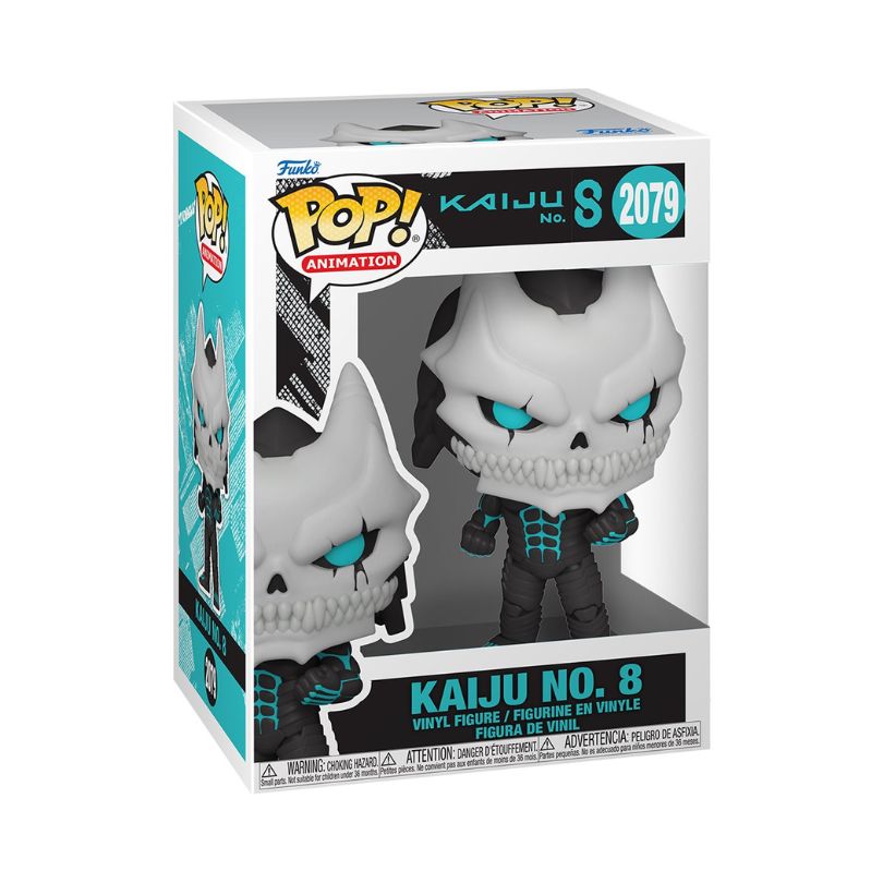 Funko Pop! Animation_ Kaiju No8 Kaiju – FU86769-1 Funko Pop! figure of Kaiju No. 8, featuring a stylized monster design with vibrant colors and exaggerated features
