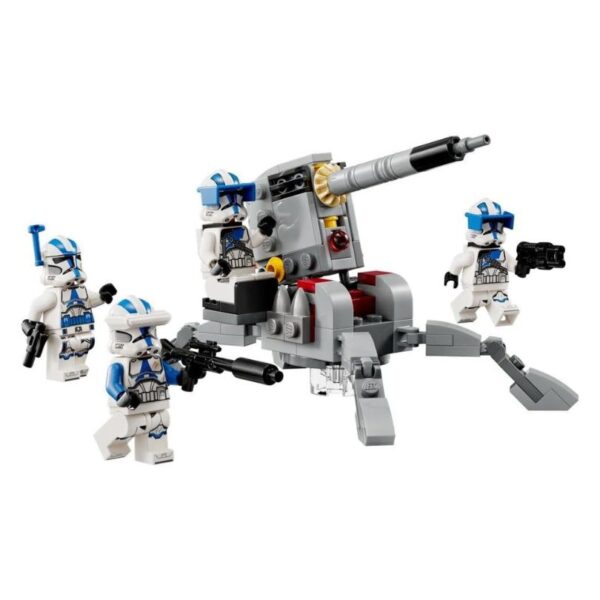 LEGO Star Wars 75345 set featuring 501st Clone Troopers with mini-figures and accessories for imaginative play