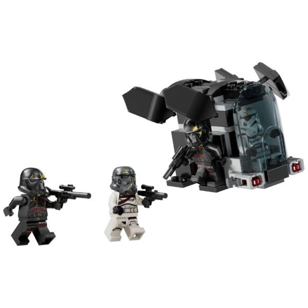 LEGO Star Wars 75412 set featuring Death Trooper and Night Trooper minifigures in an action-packed battle scene.
