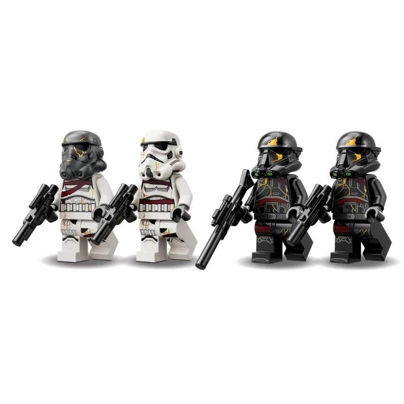 LEGO Star Wars 75412 set featuring Death Trooper and Night Trooper minifigures in an action-packed battle scene.