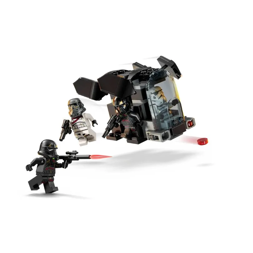 LEGO Star Wars 75412 set featuring Death Trooper and Night Trooper minifigures in an action-packed battle scene.