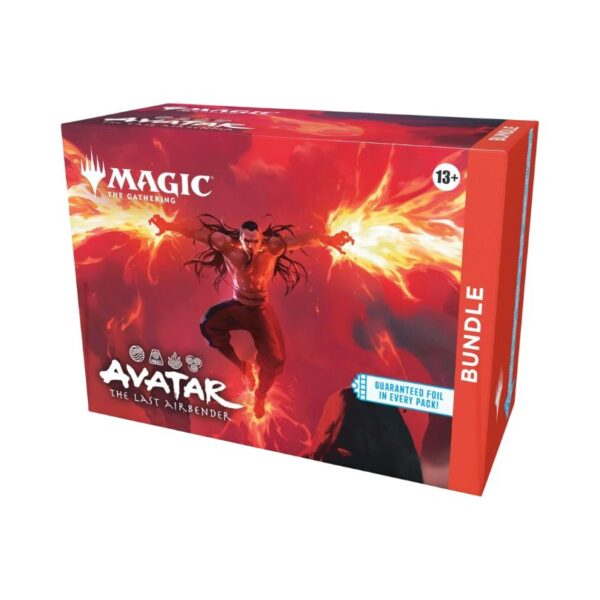 MTG Avatar: The Last Airbender Bundle featuring iconic characters and elements from the series in a collectible card format.