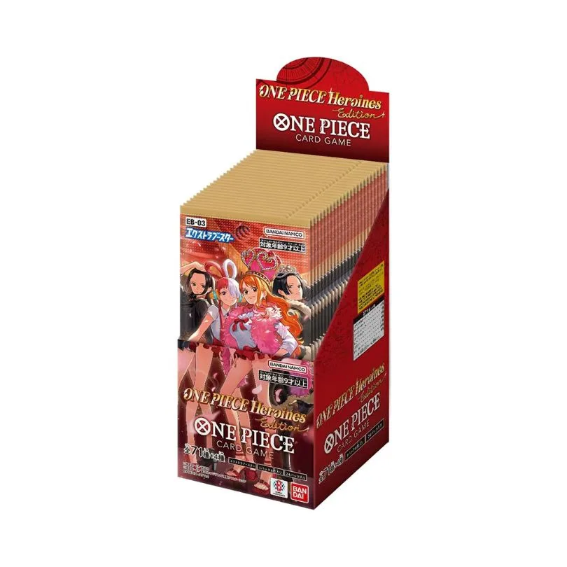 One Piece Card Game Japanese EB-03 featuring colorful artwork and character designs from the popular anime series.