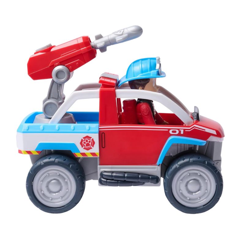 Paw Patrol Fire Rescue Large Vehicle Ryder – 6073897-3 Large Paw Patrol fire rescue vehicle featuring Ryder, ready for action with bright colors and detailed design
