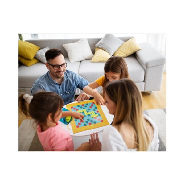 Scrabble Core Kids Crossword Game featuring two games in one, designed for fun and educational play for children