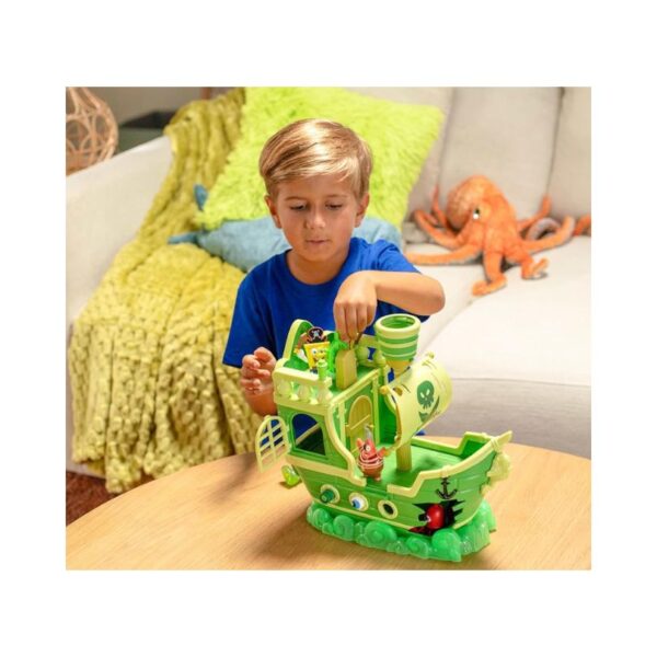 Spongebob Flying Dutchman Playset featuring pirate ship, characters, and accessories for imaginative play