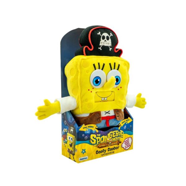 Plush toy of Spongebob as Goofy Goober, featuring bright colors and a cheerful expression, perfect for fans of the show