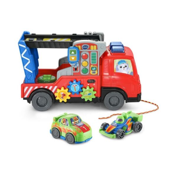 VTech 3-in-1 Fix and Haul Truck toy featuring a colorful design with detachable parts for imaginative play and learning