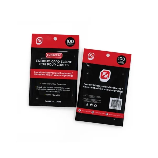 Evoretro Soft Card Sleeves Card 100 Pack