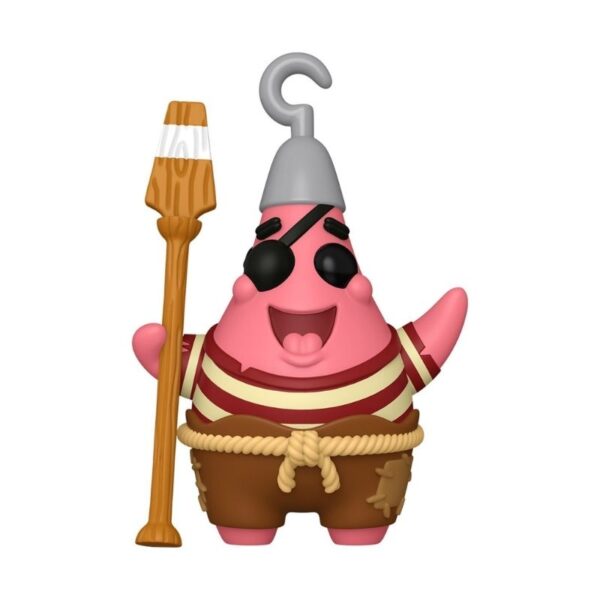 Funko Pop! figure of Patrick from The Spongebob Movie, featuring his signature pink color and cheerful expression