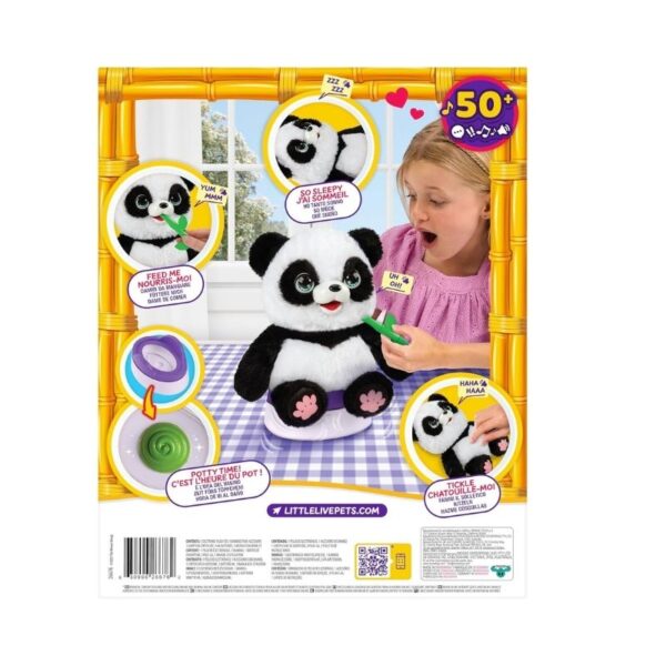 Interactive plush toy from Little Live Pets, featuring a cute Chuchu character in a colorful design.