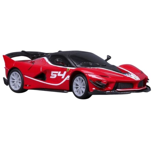 Maisto 1:41 scale die-cast metal FXX-K EVO remote control car with Bluetooth connectivity, showcasing detailed design