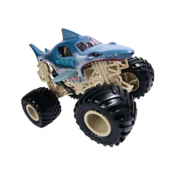 A single 1:24 scale Monster Jam vehicle from an assorted collection, showcasing vibrant colors and detailed design