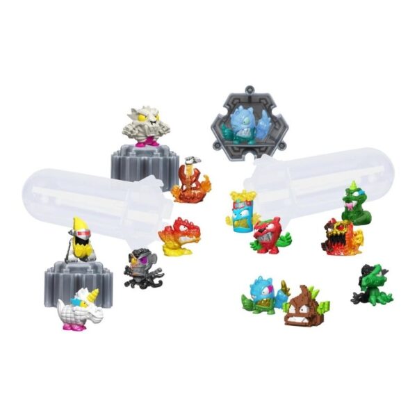 MrBeast Lab Swarms S3 Mega Lab 14 Pack featuring a variety of random collectible figures in vibrant packaging