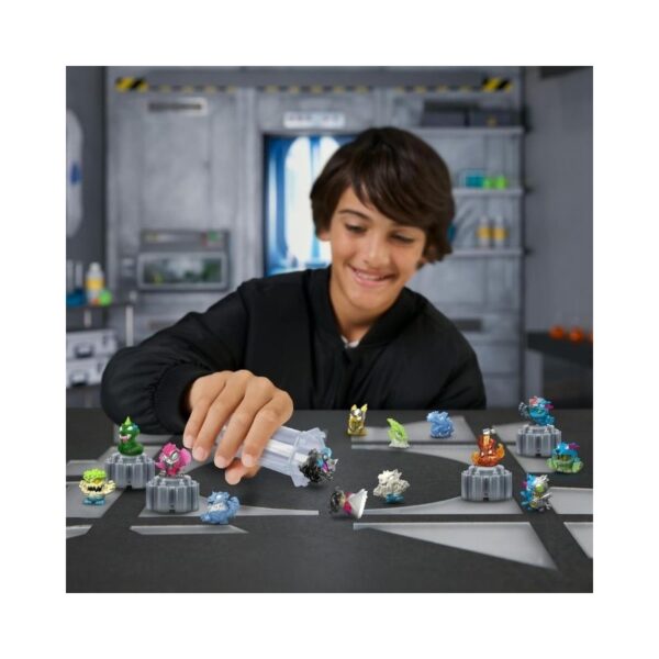 MrBeast Lab Swarms S3 Mega Lab 14 Pack featuring a variety of random collectible figures in vibrant packaging