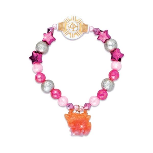 DIY bracelet making kit featuring nebula-themed star beads in various colors for creative jewelry design