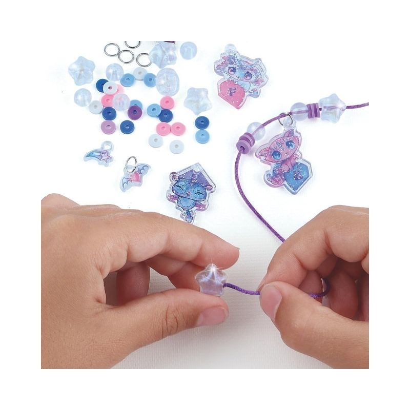 Nebolous Stars Friendship Necklaces DIY Kit – 11024-2 DIY kit for making Nebulous Stars friendship necklaces, featuring colorful star charms and crafting materials.