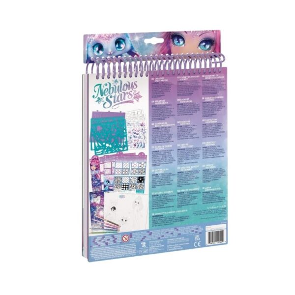 A creative sketchbook titled 