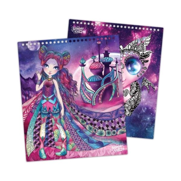 Creative sketchbook titled 