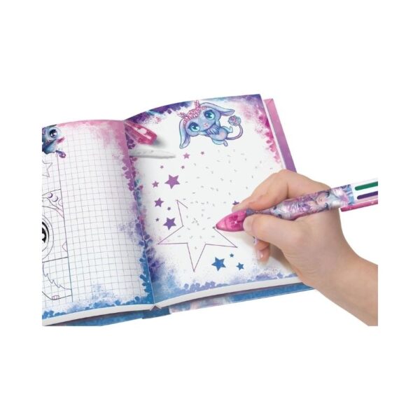 A whimsical diary titled 