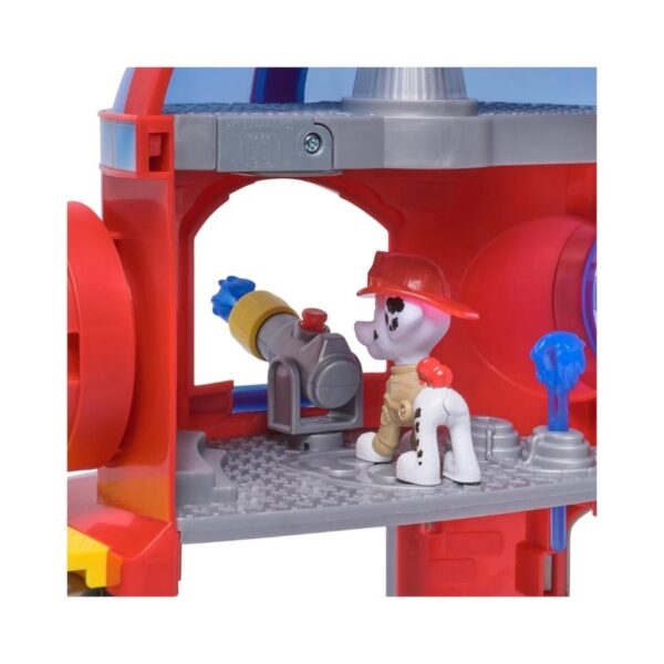 Paw Patrol Fire Rescue Fire Station playset featuring colorful fire trucks and characters for imaginative play