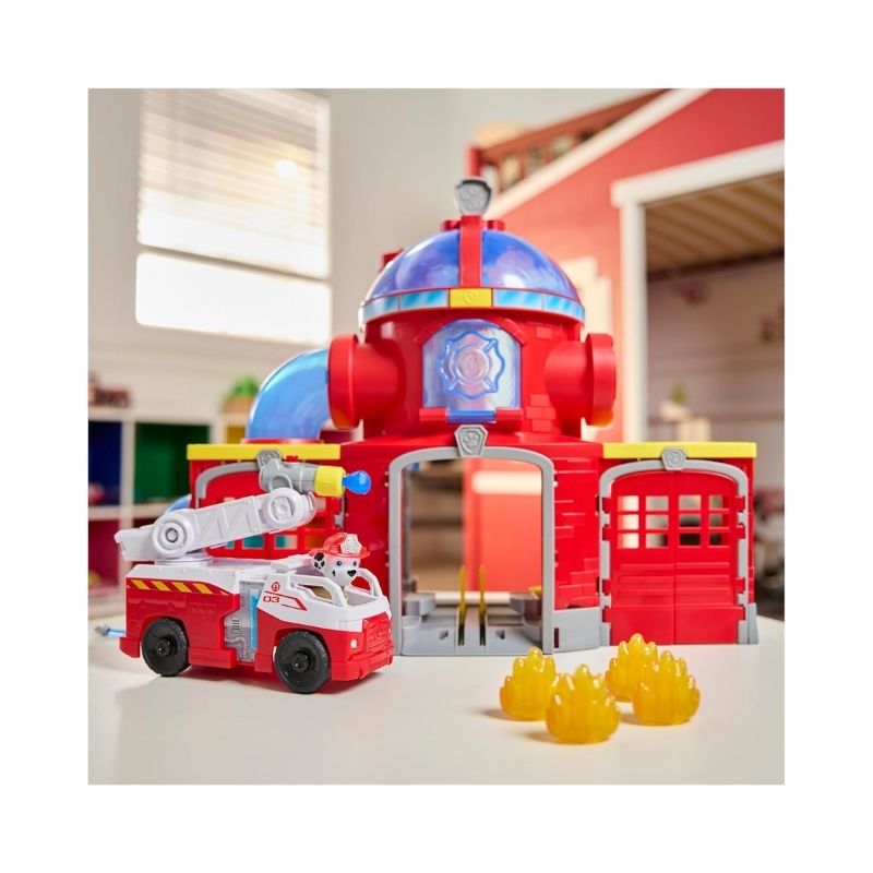 Paw Patrol Fire Rescue Fire Station Playset GML – 6073760-5 Paw Patrol Fire Rescue Fire Station playset featuring colorful fire trucks and characters for imaginative play