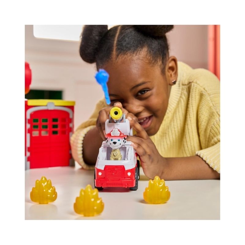 Paw Patrol Fire Rescue Fire Station Playset GML – 6073760-7 Paw Patrol Fire Rescue Fire Station playset featuring colorful fire trucks and characters for imaginative play