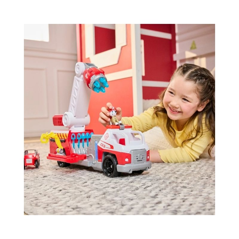 Pawpatrol Fire Rescue Deluxe Fire Truck GML – 6072600-5 Deluxe Paw Patrol fire truck toy featuring bright colors and characters, designed for imaginative rescue play