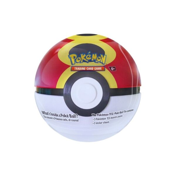 Poke Ball TIN from Pokemon TCG, featuring a random collectible card, designed for Q4 2025 release