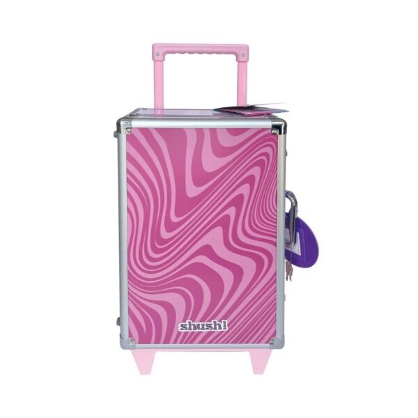 Shush Mega Makeup Travel Trolley, a stylish and spacious organizer for cosmetics, perfect for travel and on-the-go use.