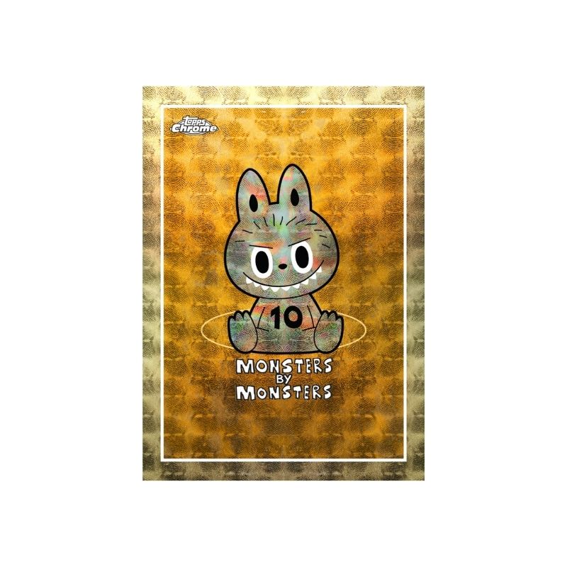 2025 Topps Labubu Chrome 10th Anniversary Hobby Box -2 2025 Topps Labubu Chrome 10th Anniversary Hobby Box featuring vibrant artwork and collectible card packs
