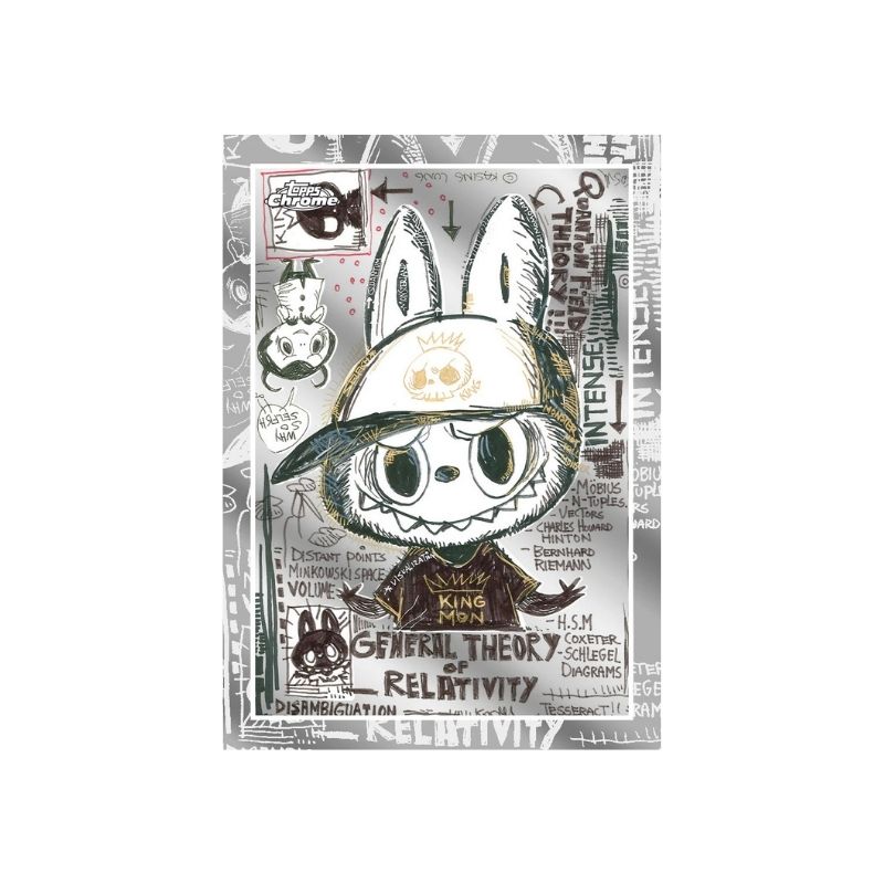 2025 Topps Labubu Chrome 10th Anniversary Hobby Box -3 2025 Topps Labubu Chrome 10th Anniversary Hobby Box featuring vibrant artwork and collectible card packs