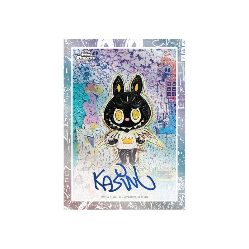 2025 Topps Labubu Chrome 10th Anniversary Hobby Box -8 2025 Topps Labubu Chrome 10th Anniversary Hobby Box featuring vibrant artwork and collectible card packs