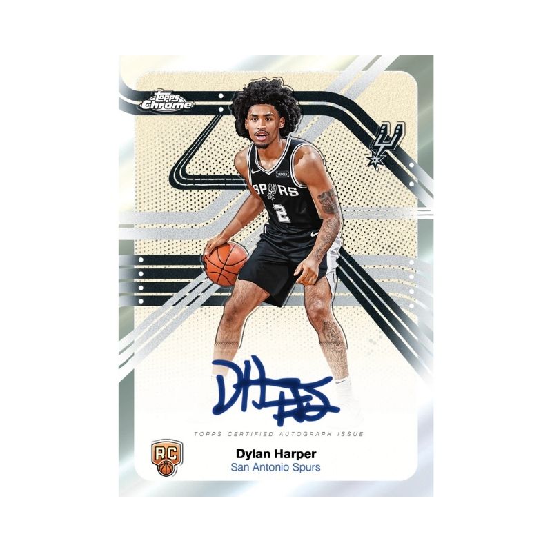 2025_26 Topps Chrome Basketball Hobby Box – PKG016564-3 2025/26 Topps Chrome Basketball Hobby Box featuring vibrant graphics and player images on the packaging