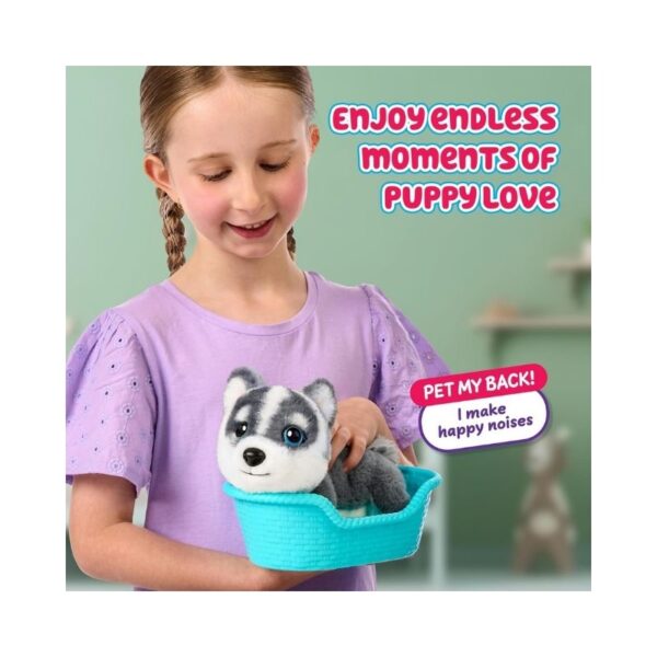 A Little Live Pets My Really Real S2 Puppy named Mini Aurora, featuring a fluffy coat and playful expression