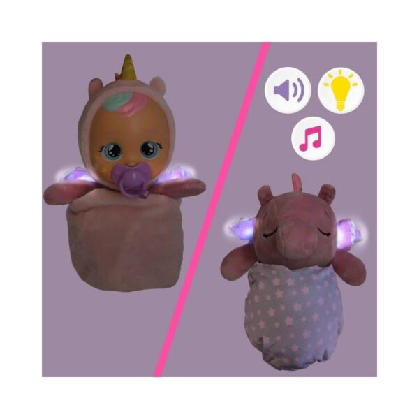 Two animated characters, Luna and Poppy, from