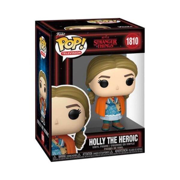 Funko Pop figure of Holly from Stranger Things Season 5, part of the Wave 2 collectible series from Netflix merchandise