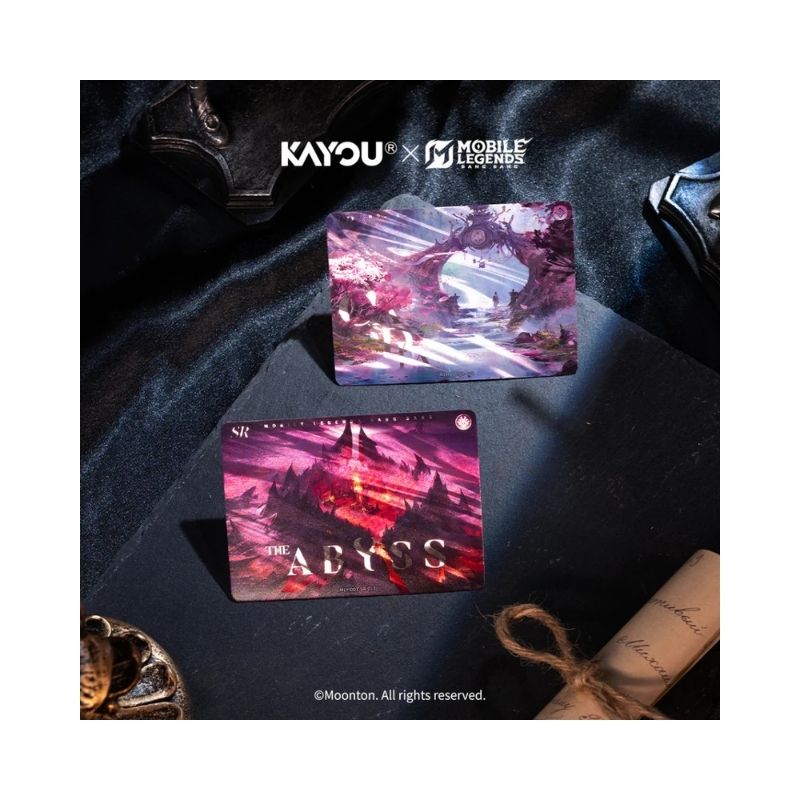 Kayou Mobile Legends_ Bang Bang Collectible Cards Hand of Destiny-001A-SEA Booster Box-6 Kayou Mobile Legends: Bang Bang collectible cards booster box, titled Hand of Destiny, featuring vibrant artwork and game details
