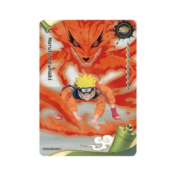 Kayou Naruto Smriti collectible card featuring Chapter Jin, showcasing vibrant artwork and character details